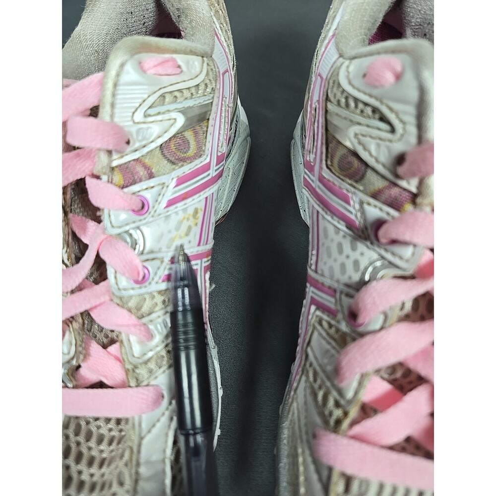 Asics Gel Kayano 16 Womens 9.5 Running Shoes Pink Silver White T050N - Picture 11 of 16